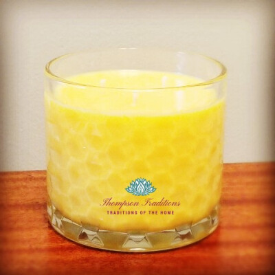 3 Wick Honeycomb Style Jar Candle
