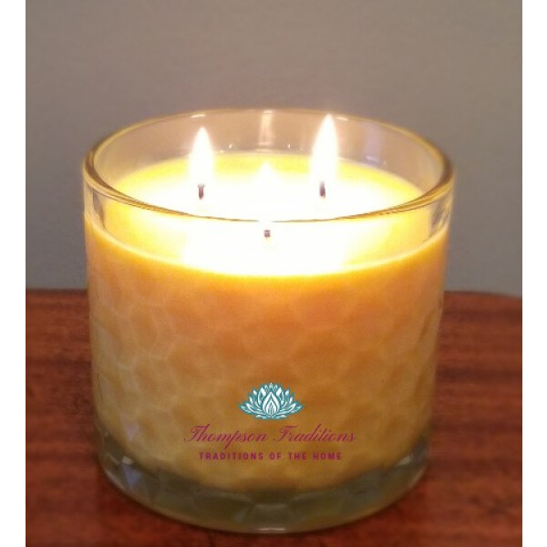 3 Wick Honeycomb Style Jar Candle - Image 2