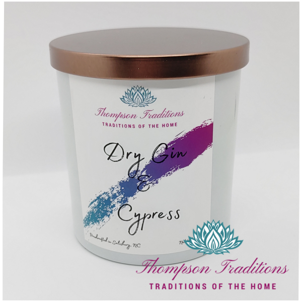 Glossy White Jar Candle - Image 2