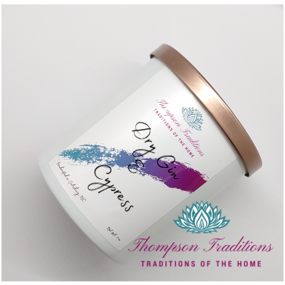 Glossy White Jar Candle