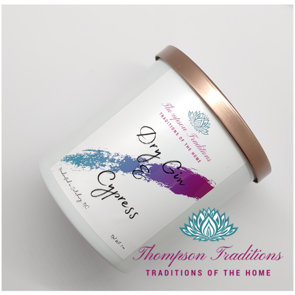 Glossy White Jar Candle